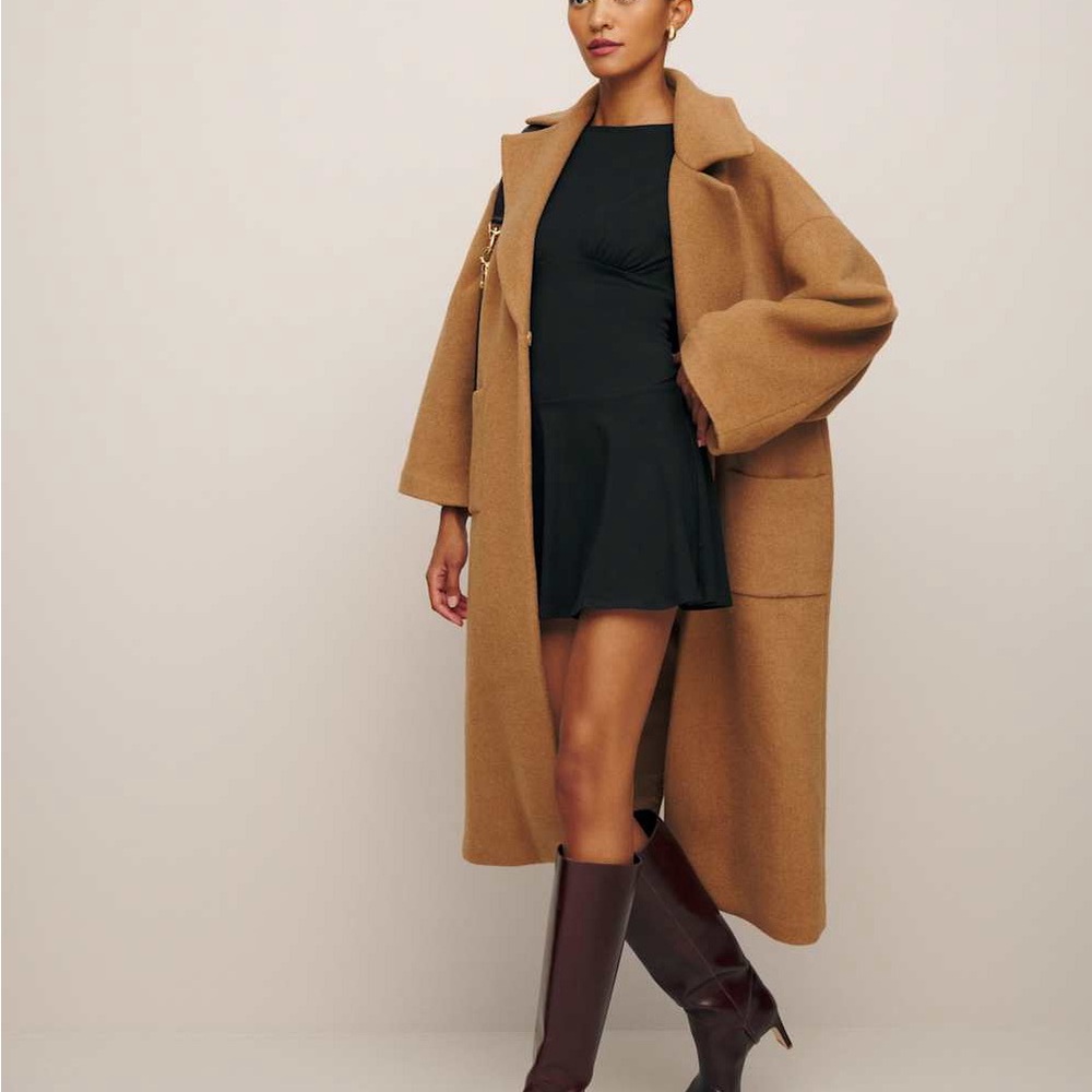 Reformation Dark Green Sleeveless Dress - Picture 4 of 5